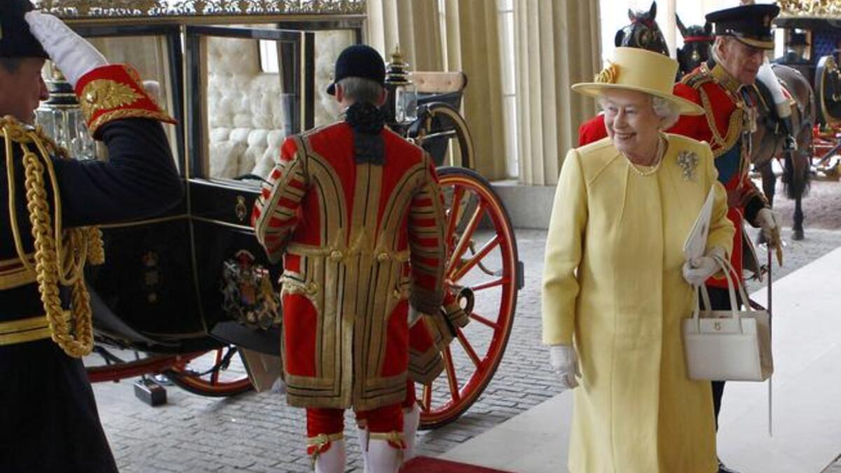 Straight from the Queen's Mouth: fresh out of the ceremony and stepping out of her Royal Carriage, the Queen volunteered that 'it was amazing' - when asked by clamoring reporters for her thoughts on the day so far.