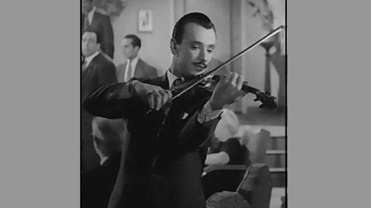 Egyptian violinist Anwar Mansy:  He 'bowed' out after four years not before fathering her daughter, now dance teacher/ actress
living in the U.S.
 Howayda Mansy.