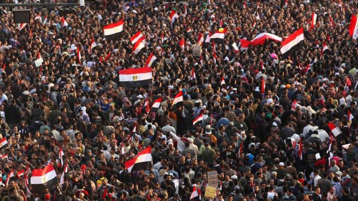 Towards the end of this decade, the masses of the Arab public proved that they had they had their own voice--not based on terrorism, 
not in tow to the United States: their people power was stronger than Al Qaeda's suicide bombings.