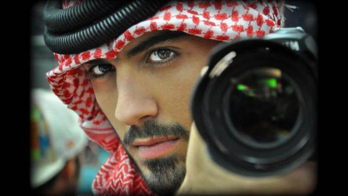 Picture perfect: Omar shows us he looks just as good behind the lens as he does in front of it