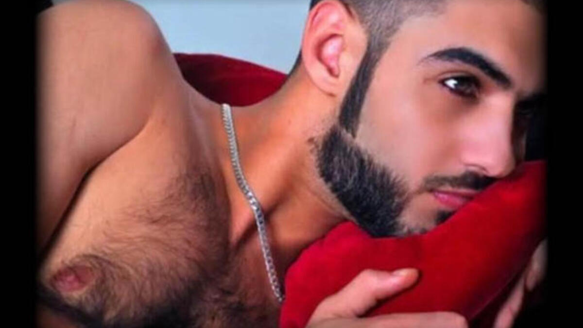 You Mecca me hot: Omar strips off and gives us a peak at his pecs