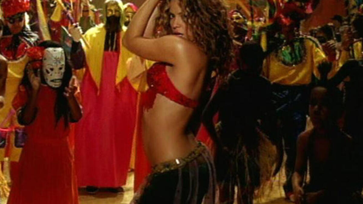 Shows off her Arabic roots: half Lebanese by paternity, Shakira whose Arabic name translates as 'thankful', admits that Arab music has a dear place in her heart and in her art. Not least in her sultry signature hip shakes: When it comes to ancestry, her “hips don’t lie”- they're Lebanese!