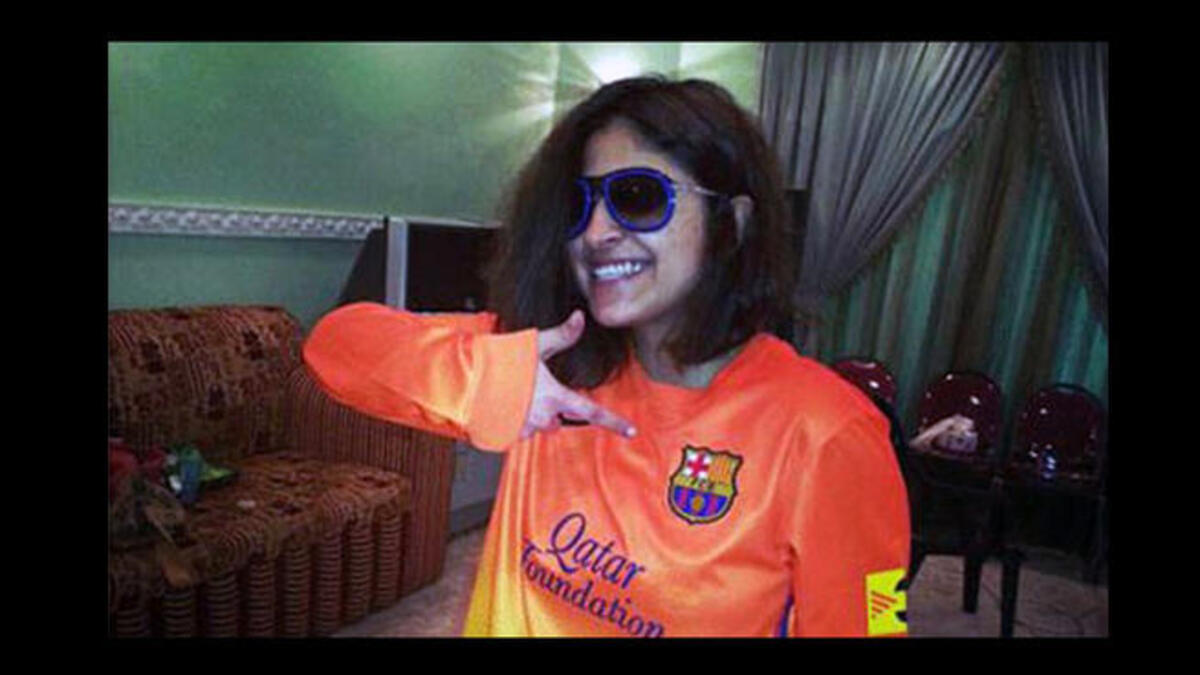 شجون وقميص برشلونة