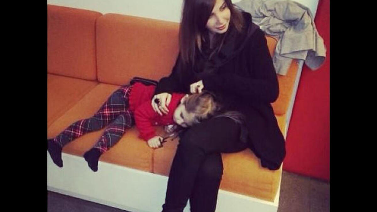 نانسي عجرم مع ابنتها