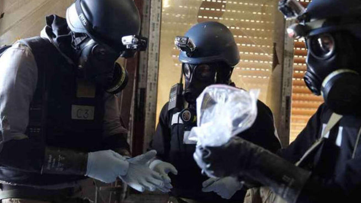 chemical inspectors syria