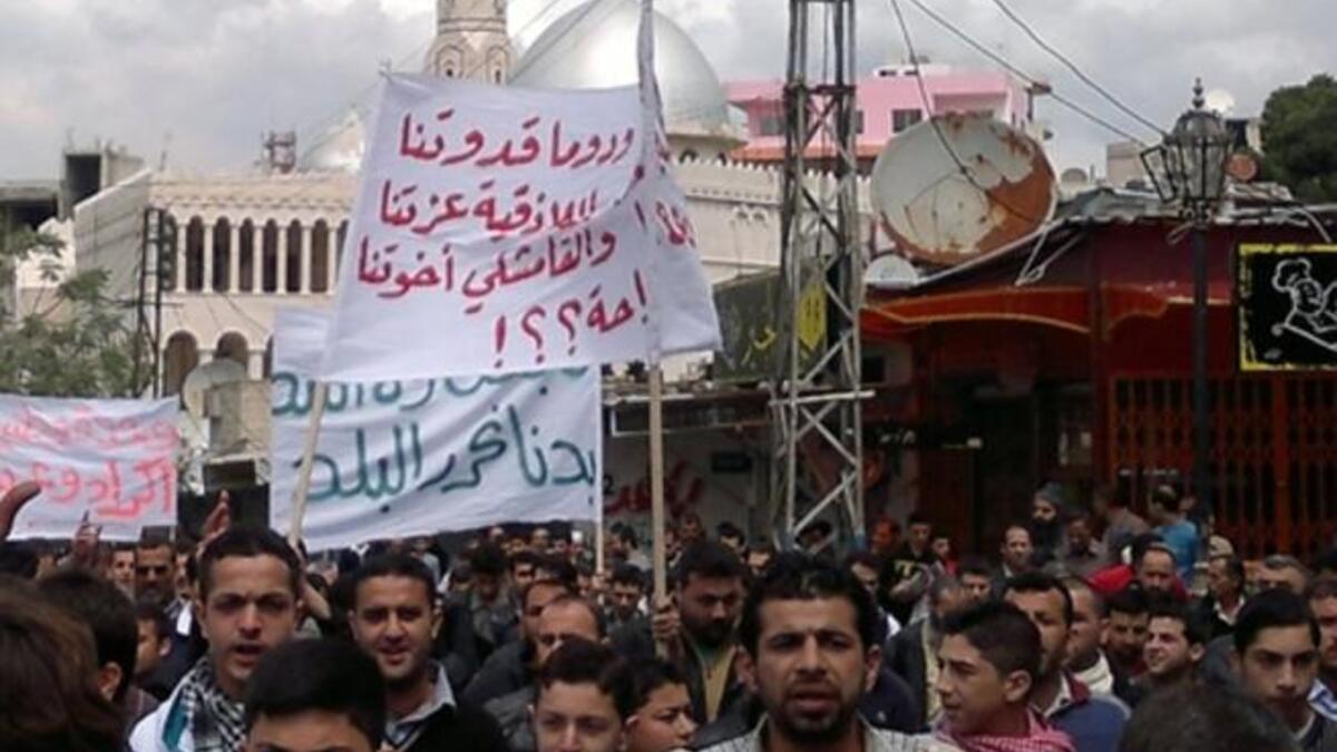 Banias: calling for "Good Friday" rallies, a day after President Bashar al-Assad scrapped decades of draconian emergency rule. These concessions haven’t appeased a people calling for basic human rights, not bonus incentives, they point out.