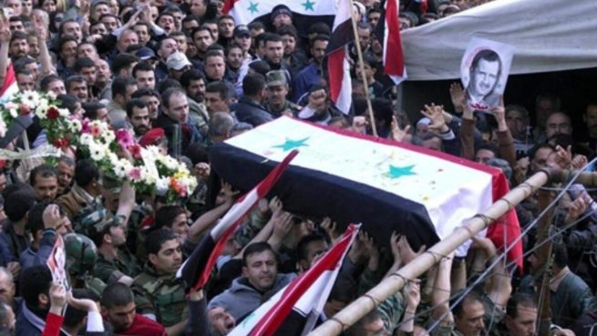 Tartus: April 26, 2011, the funeral of Syrian Ahmed Ali Muhammad in the village of Hamush Ruslan. In the town or village, communal gatherings as funerals can ignite a whole community in no time.