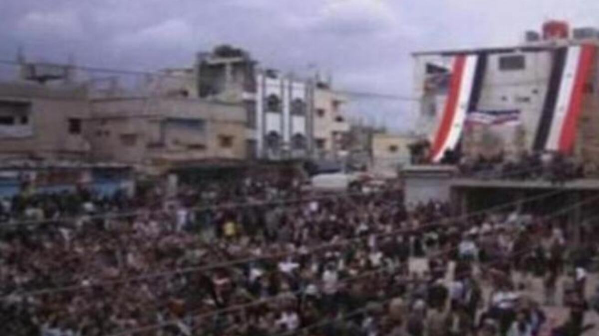 Damascus: Big city, small protest: the larger urban centers as Damascus do not have the same close-knit communities and powerful networks through which to infect the majority who have been terrified for years.