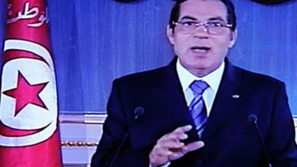 Ben Ali toppled, setting the domino effect into play for regional leaders. 14th Jan marked the 1st anniversary of the death of the 24 year-old dictatorship of Zine E- Abidine Ben Ali. Forced out of power, into a shameful hiding in KSA., he took just under 4 weeks to give the people what they wanted-- his riddance - and the birth of people power.