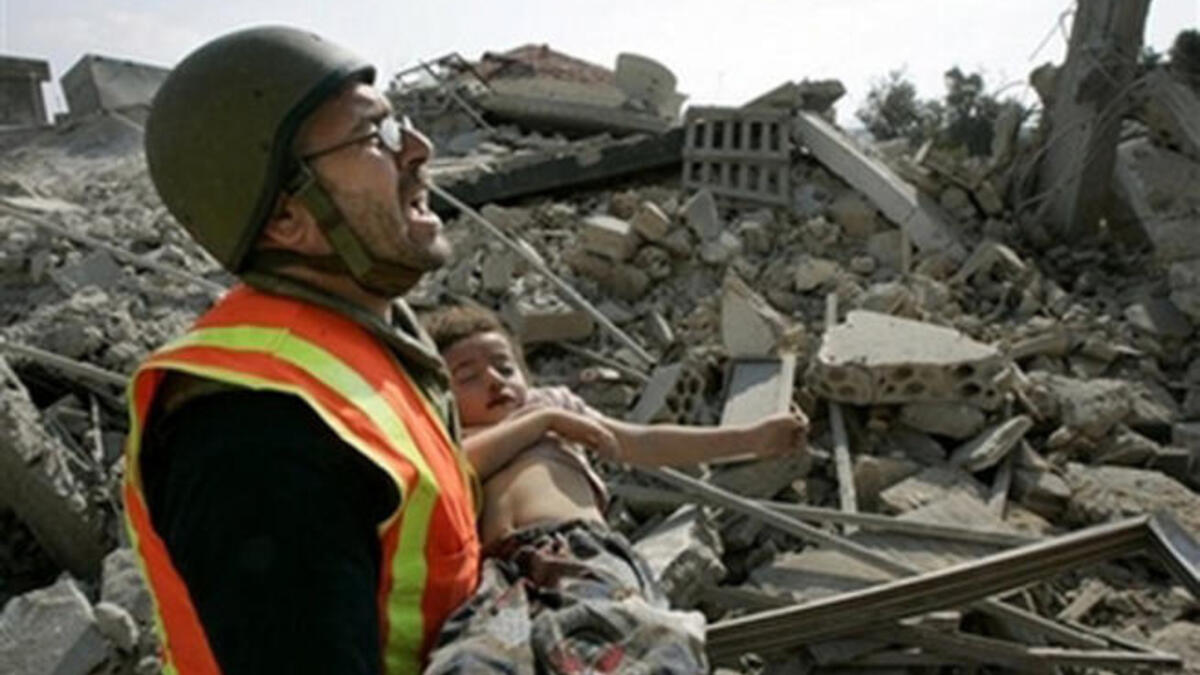 The UN compound at Qana was bombed by Israel 1996