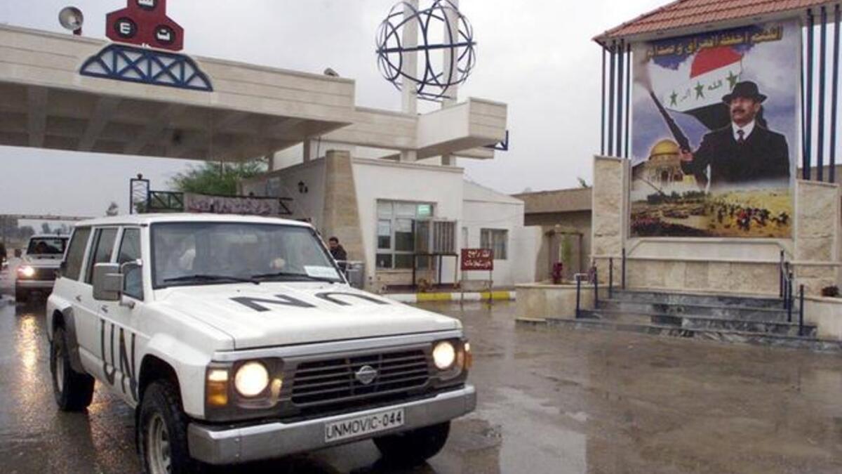 UN inspections in Iraq failed the people in the '90s