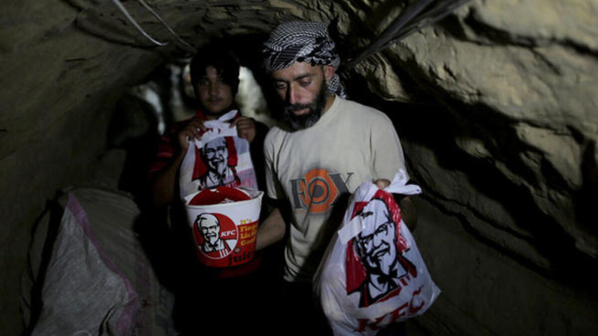 KFC smuggled through Gaza
