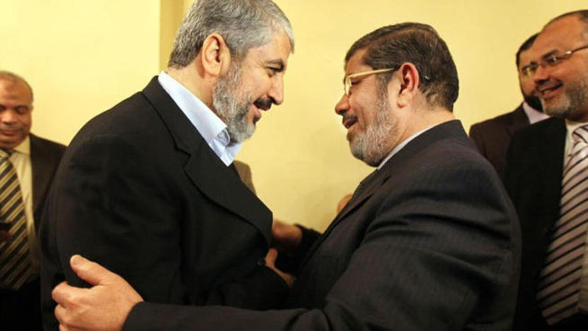 khaled mashaal and Morsi