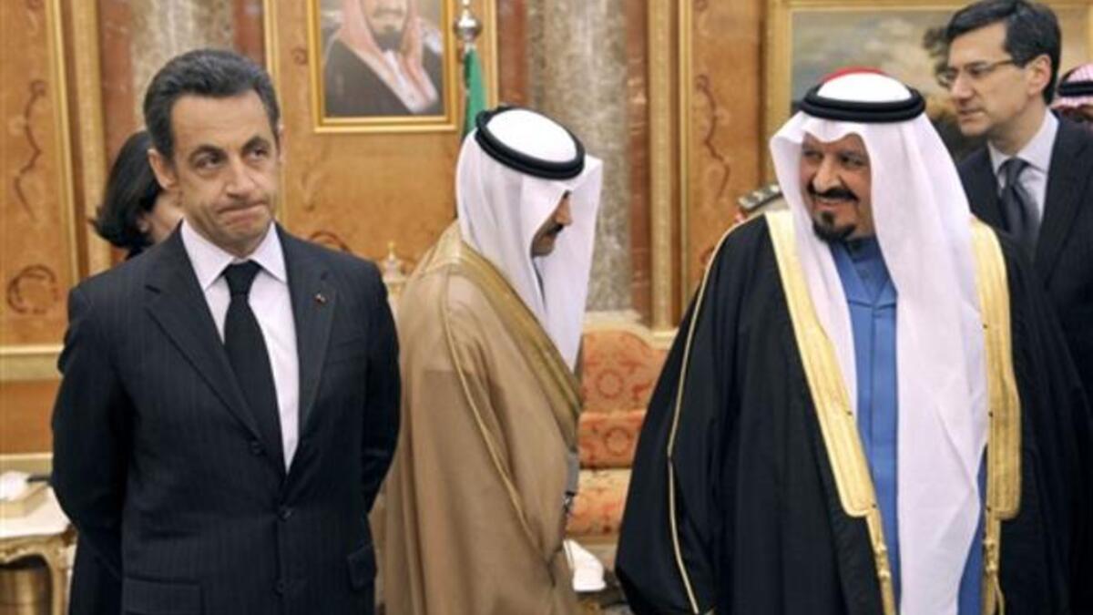 Sarkozy miffed his hosts on his first visit to Saudi Arabia, avoiding local food, looking bored and aggressively promoting French business, a newly released US diplomatic cable revealed on December 1, 2010.