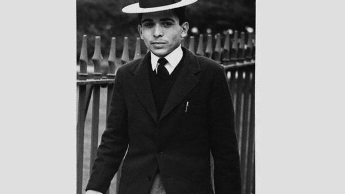 King Hussein of Jordan Young