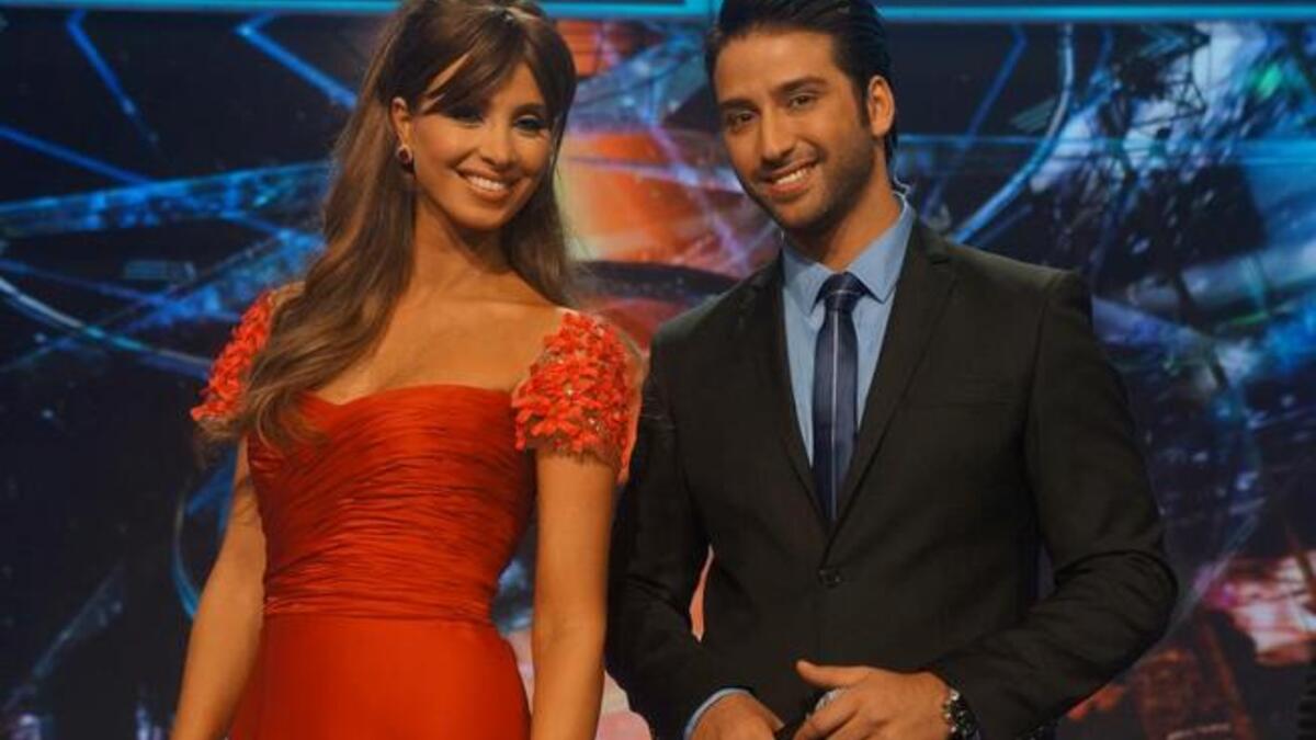 Abdallah al-Tihi Anabella Hilal in Arab Idol