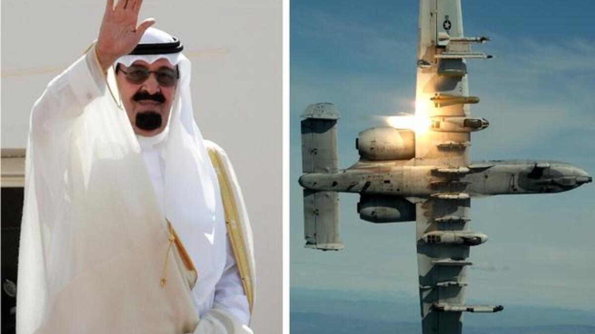 Nato war plane to Libya what Saudi king is to Syria
