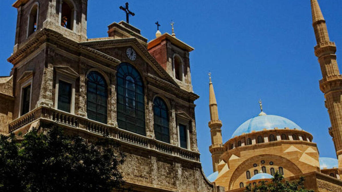 Lebanon tolerates variety- with its churches side by side with Mosques