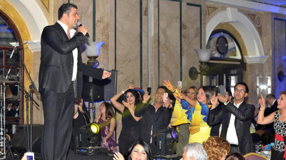 Fares Karam performs in Lebanon for New Year, 2013