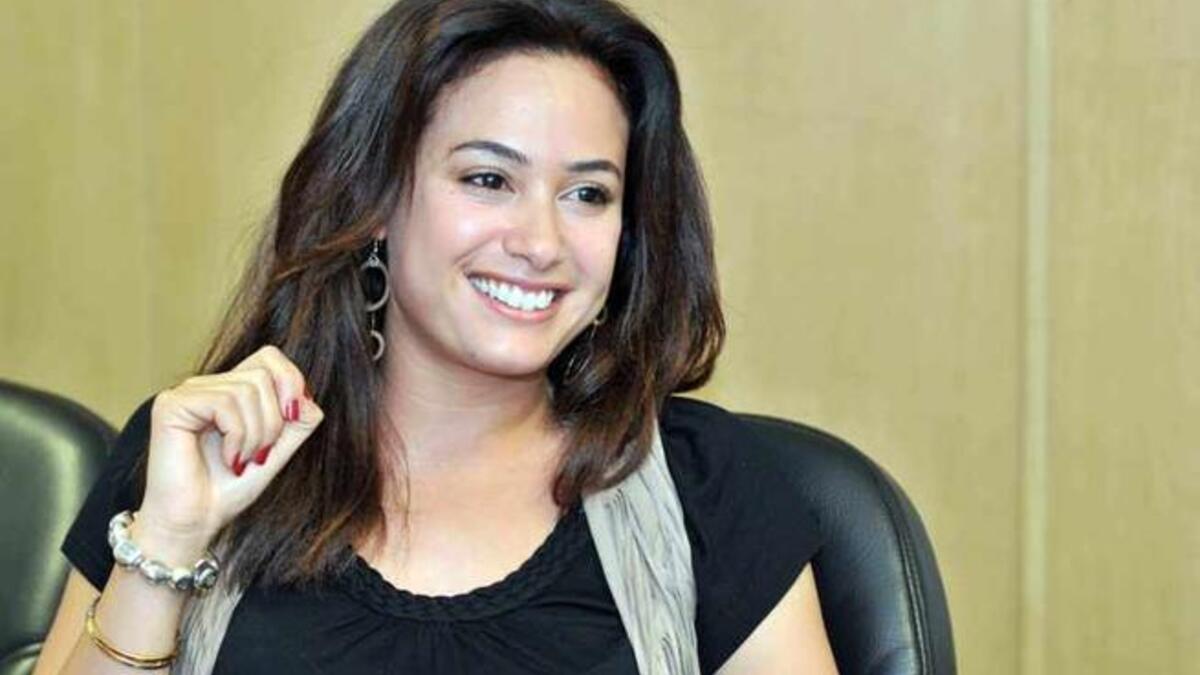 Hind Sabri brings her children on TV at Ramadan 2012