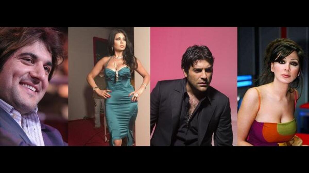 Haifa Wehbe, Melhem Zein, Haifa Wehbe and elissa