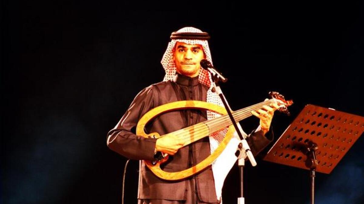 Saudi minstrel Rabih Saker.