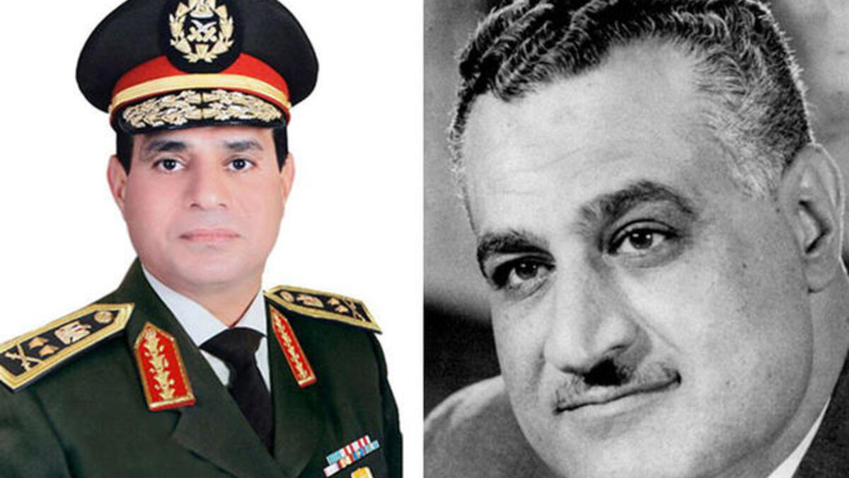Abdul Fatah al-Sisi  and Abed Al-nasser