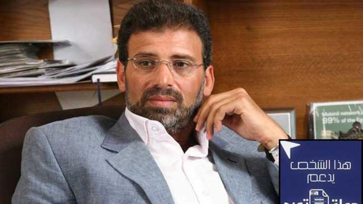 المخرج المصري خالد يوسف وحركة تمرد