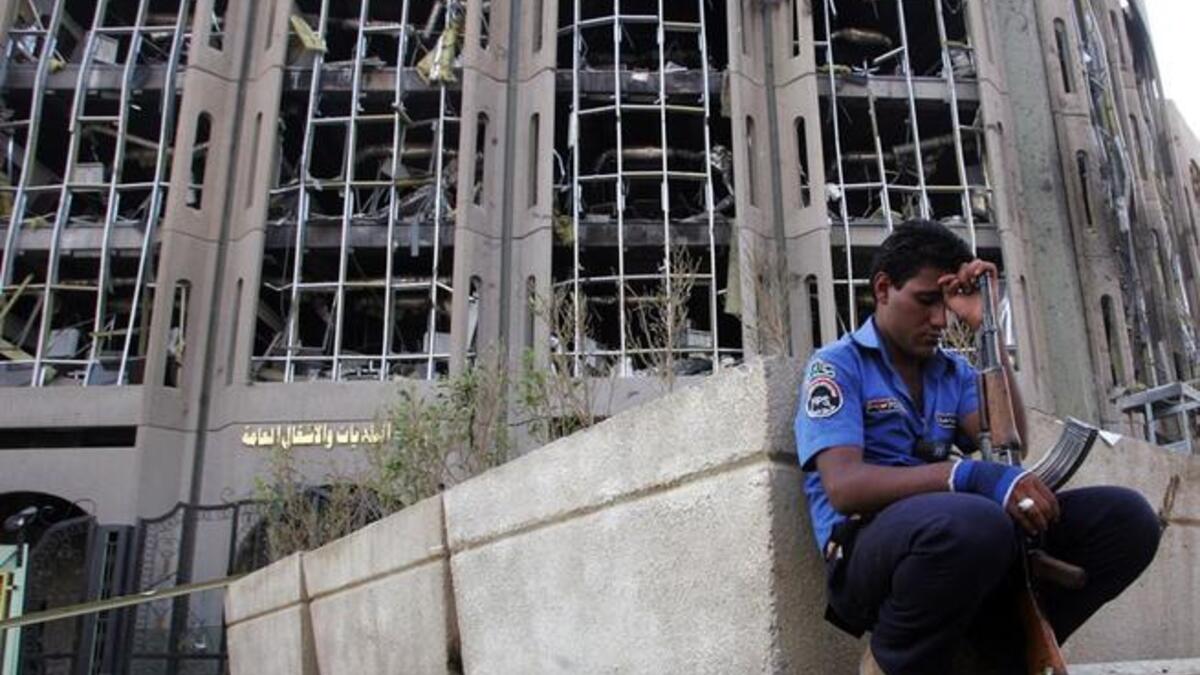 عمارة مدمرة في العراق