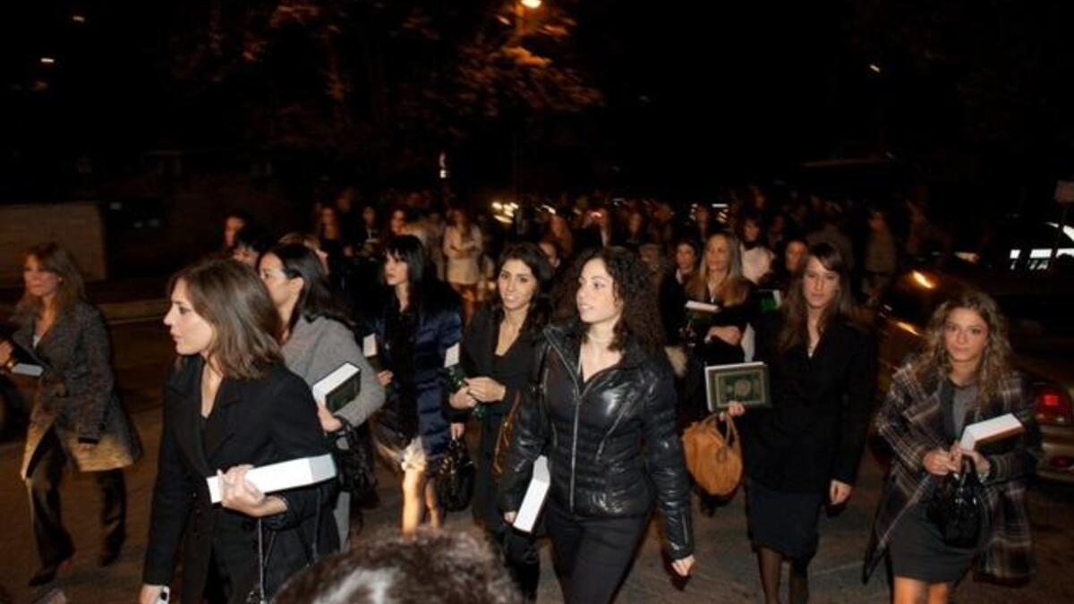 Qaddafi the converter of Italian Bellas: A host of 500 women plus, summoned by Qaddafi on his recent visit to Italy, and duly handed Koran's complete with a conversion lecture.