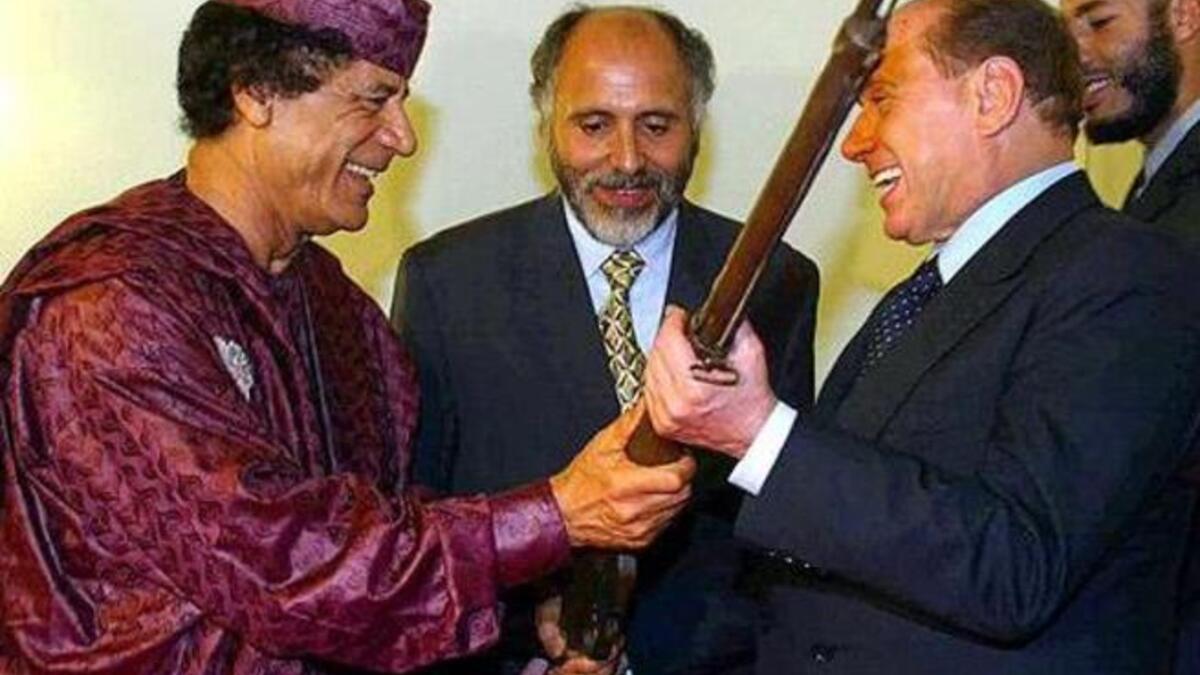 I have my gun, I have my rifle to fight for Libya: He threatens to cleans his country house by house, alley by alley. (and yet,They love me. All my people are with me, they love me all. They will die to protect me, my people).