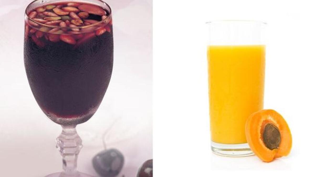 Jallab and Qamar il din Ramadan's sweet drinks