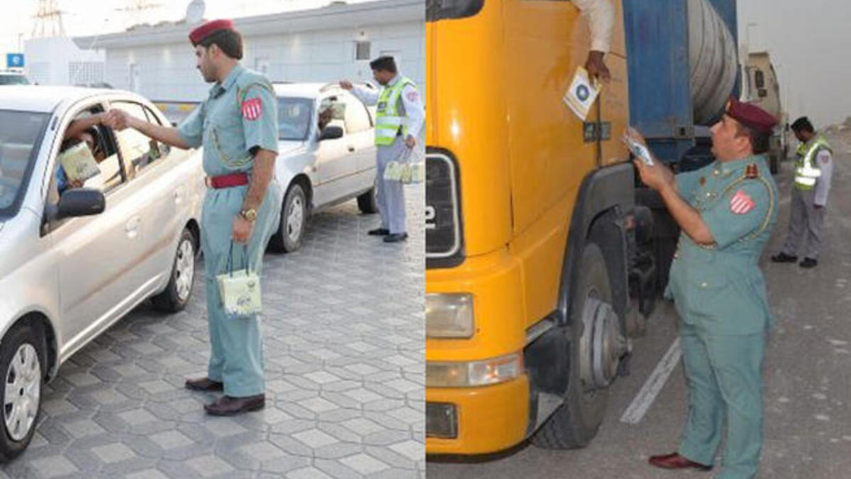 abu dhabi, spreading awareness of safety on the roads
