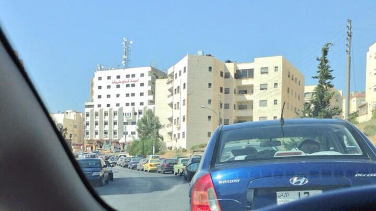 amman jordan traffic jam