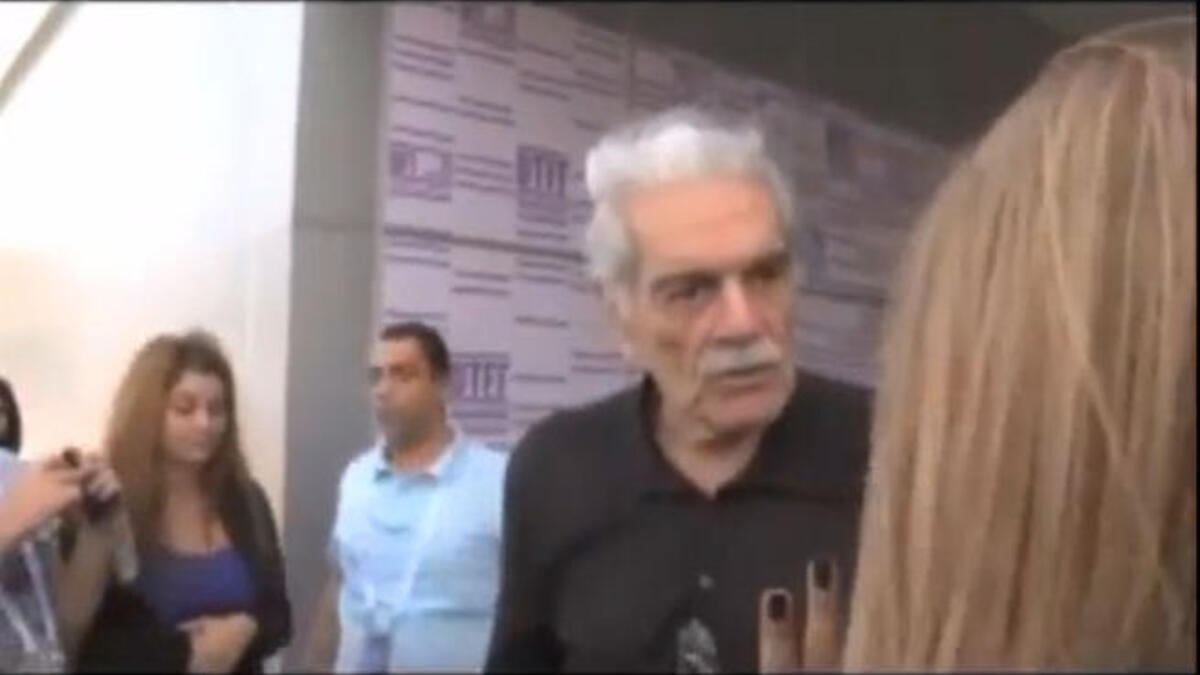 Omar Sherif slap