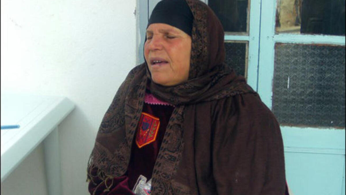 Mannoubia Bouazizi mourns her late son