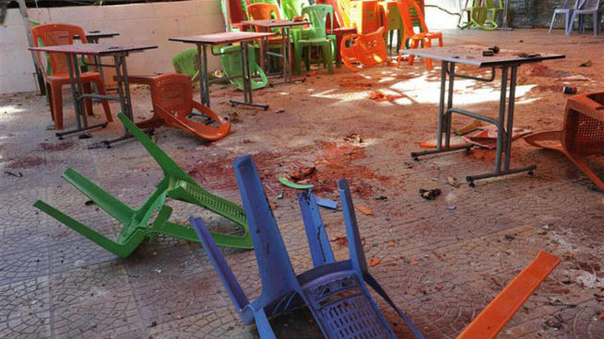 syria civilian attack damascus university