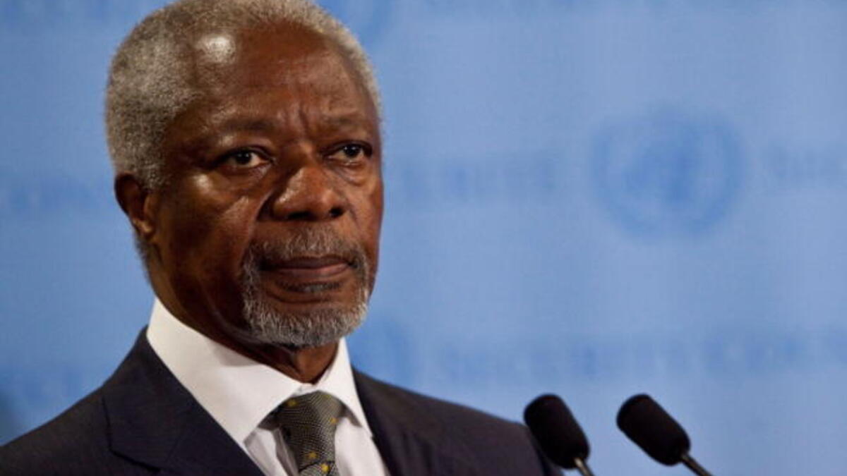 Kofi Annan appointed Syria envoy peace plan