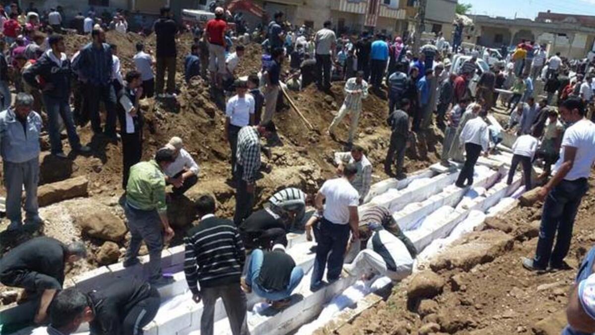 Annan ceasefire Assad army massacre Houla