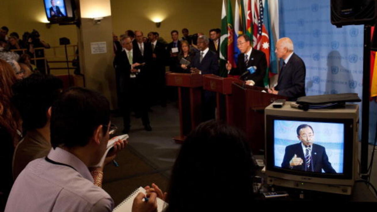 Lakhdar Brahimi United Nations Syria peace plan