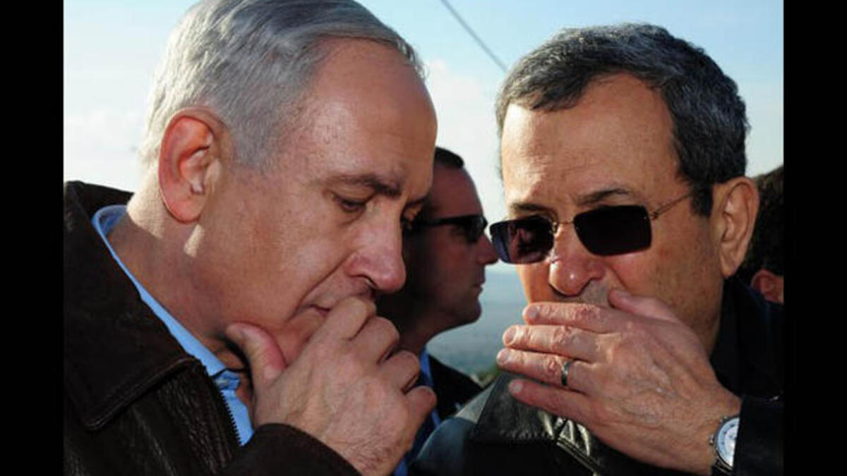 Barak and Netanyahu
