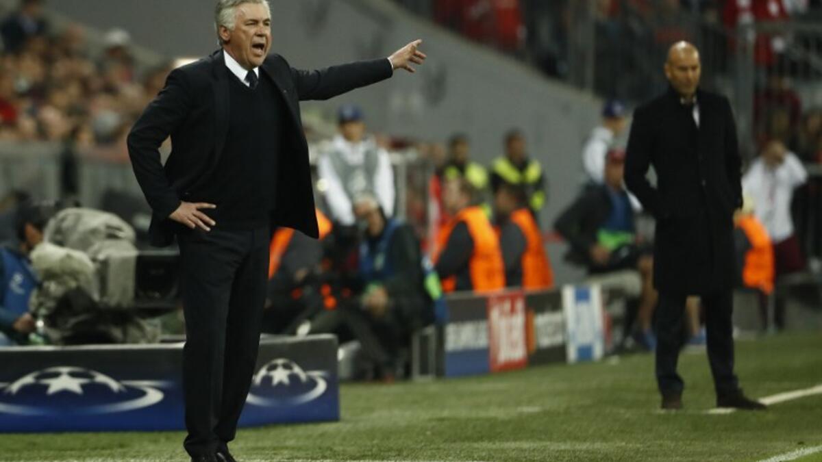 بايرن ميونيخ 1-2 ريال مدريد: تفوق التلميذ زين الدين زيدان على الأستاذ كارلو أنشيلوتي في معركة الذهاب بين الغريمين، بانتظار نتيجة الإياب على ملعب سانتياغو بيرنابيو الثلاثاء القادم.