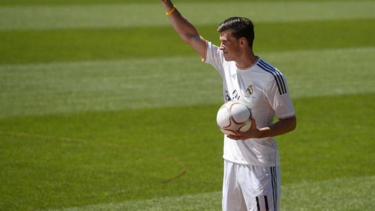 3- الجناح الويلزي غاريث بايل: من توتنهام هوتسبير إلى ريال مدريد مقابل 91 مليون يورو عام 2013.