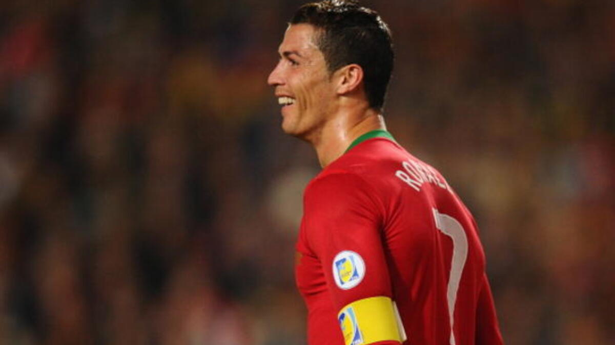 المهاجم البرتغالي كريستيانو رونالدو.