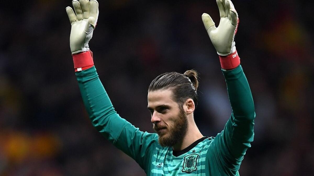 لحراسة المرمى: الإسباني دافيد دي خيا