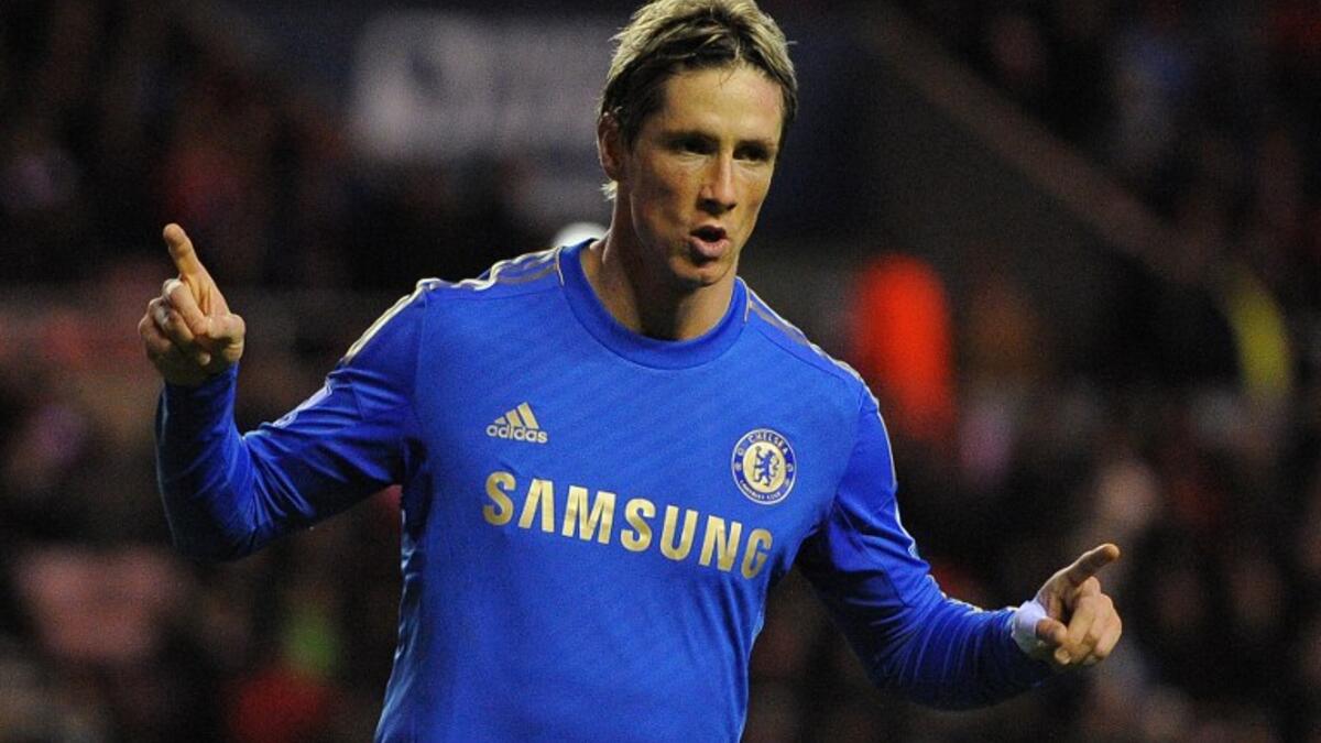 المركز السادس: المهاجم الإسباني فيرناندو توريس (من ليفربول إلى تشيلسي مقابل 50 مليون جنيه استرليني)