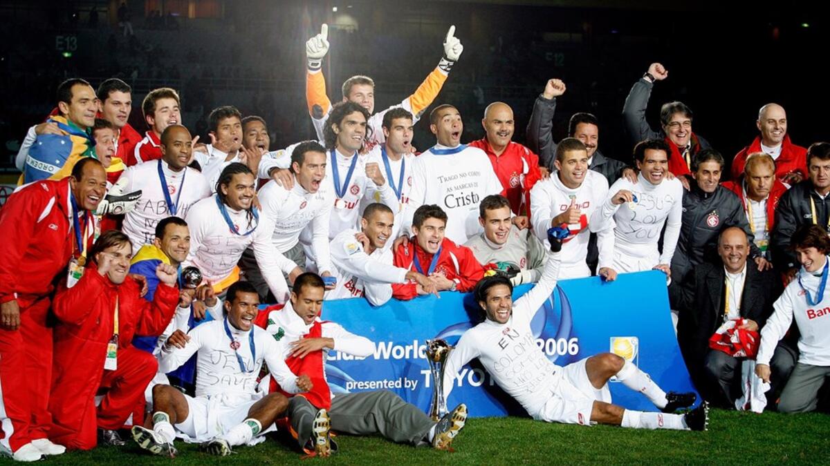 إنترناسيونال البرازيلي: وفاز باللقب مرة واحدة عام 2006.