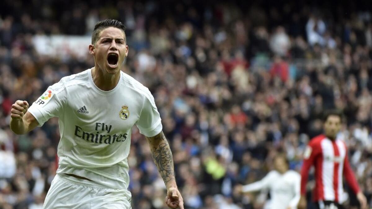 7- لاعب الوسط المهاجم الكولومبي خاميس رودريغيز: من موناكو إلى ريال مدريد مقابل 75 مليون يورو عام 2014.