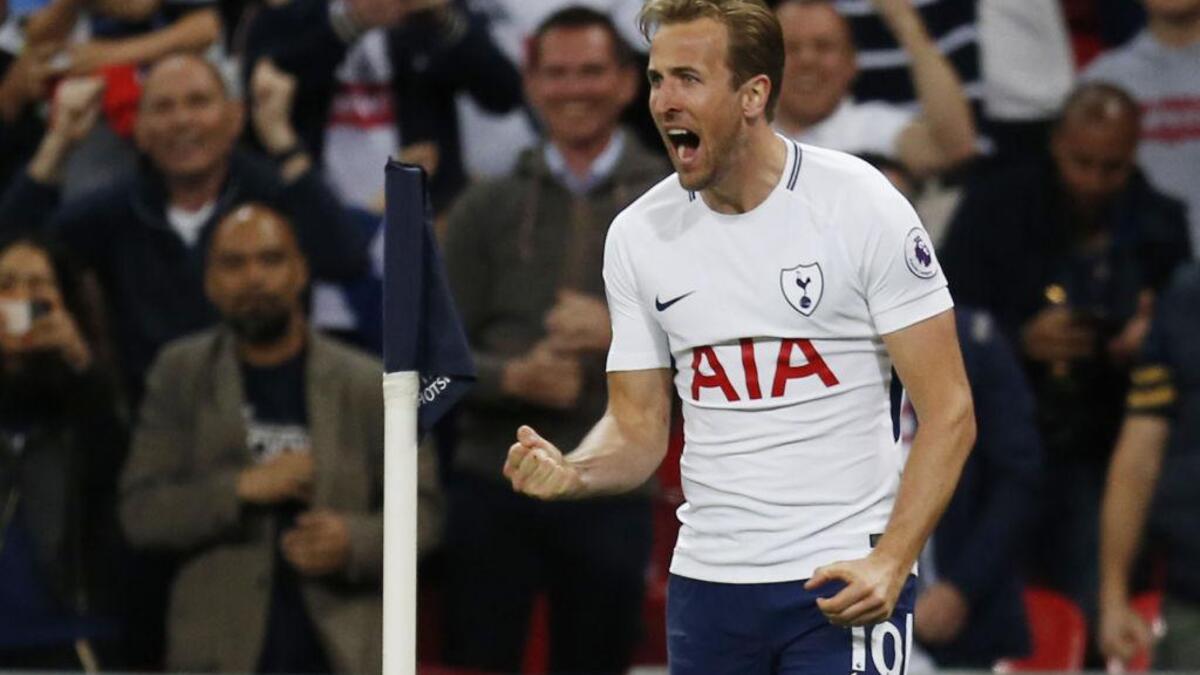 المركز العاشر: المهاجم الإنجليزي هاري كاين (توتنهام) بنسبة 0.98%