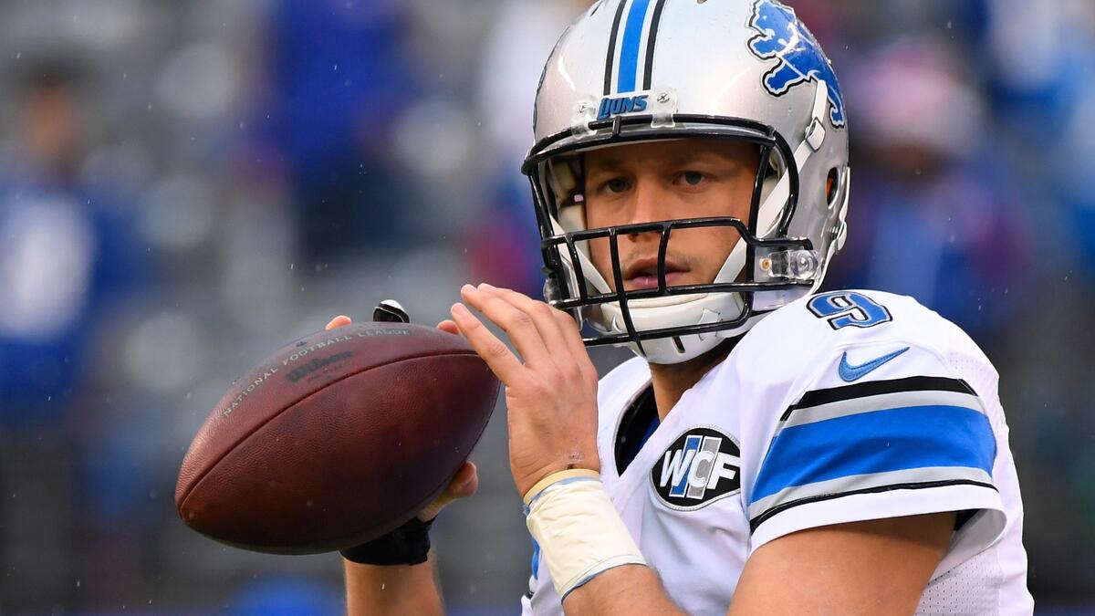 المركز العاشر: لاعب كرة القدم الأميركية ماثيو ستافورد (ديترويت لايونز)